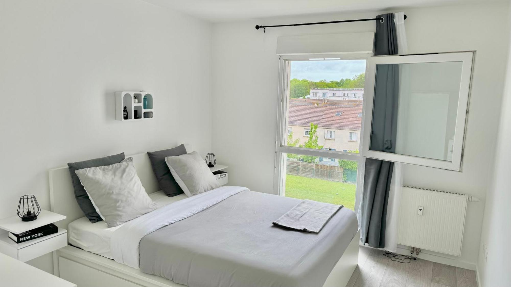 Chic Et Cosy Appartement Epure - T3 Courcouronnes Exterior foto