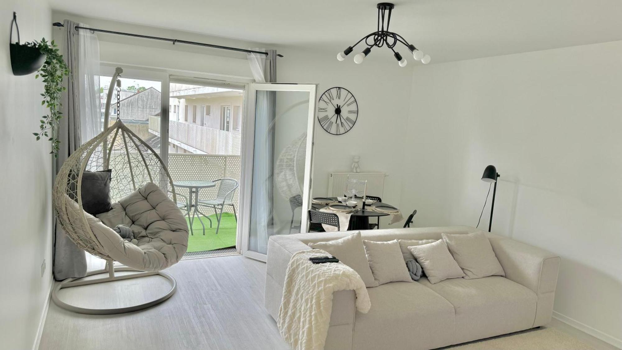 Chic Et Cosy Appartement Epure - T3 Courcouronnes Exterior foto
